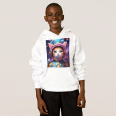 Schattige kat en octopus Graphic Hoodie (Voorkant volledig)
