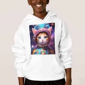 Schattige kat en octopus Graphic Hoodie