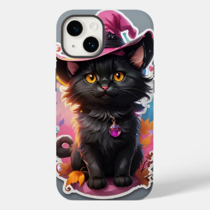 Schattige kat gelukkig Halloween iPhone hoesje