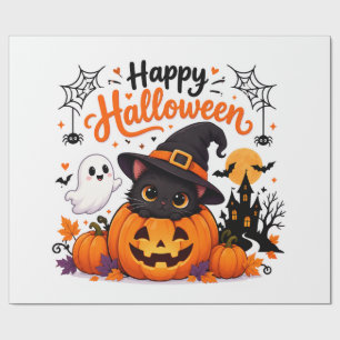 Schattige Kat Gelukkig Halloween Reis Mok - Kawaii Cadeaupapier