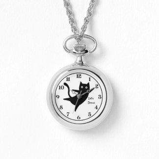 Schattige Kat, Gelukkige Kat,LetsDance, Modern, Ee Horloge