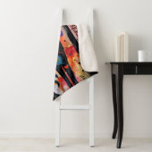 Schattige Kat gepersonaliseerd Sherpa Deken (In situ)