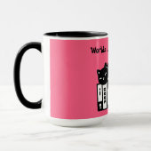 Schattige Kat, Grappige Kat, Werelds Luieste Bibli Mok (Links)