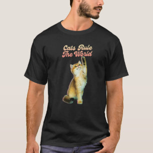 Schattige Kat Grappige Sarcastische Spreuk Citaat T-shirt