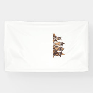 Schattige Kat Halloween Kitty Halloween Dier Huisd Spandoek