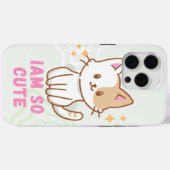 schattige kat ik ben zo schattig Case-Mate iPhone case (Achterkant (horizontaal))