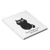 Schattige Kat - Ik run dit huis Notitieblok (Schuin)