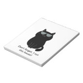 Schattige Kat - Ik run dit huis Notitieblok (Linkerzijde)