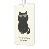 Schattige Kat - Ik run dit huis nu! Luchtverfrisser (Links)