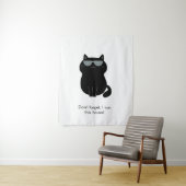 Schattige Kat - Ik run dit huis nu! Wandkleed (In situ)
