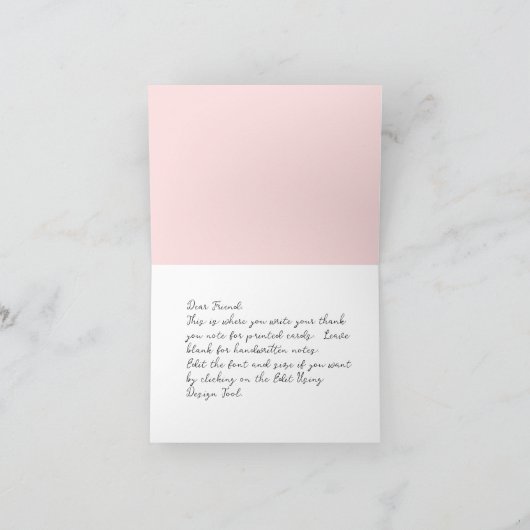 Schattige kat in de tuin Waterverf en achternaam Notitiekaartje (Binnen)