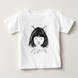 Schattige kat in een pruik (stijl 7) Fine Art