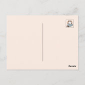 Schattige Kat in Mok Vakantie Ontwerp - Kat & Caca Briefkaart (Achterkant)