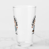 Schattige Kat in Mok Vakantie Ontwerp - Kat & Caca Glas (Links)