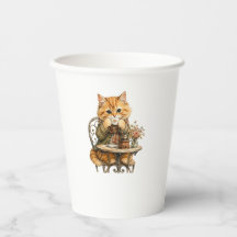 schattige kat kaars, grappig katje label, grillige