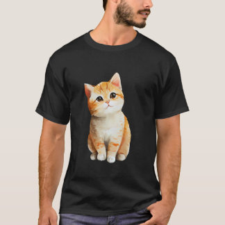 Schattige Kat. Kat Fam. Kat liefhebbers, Kat moede T-shirt