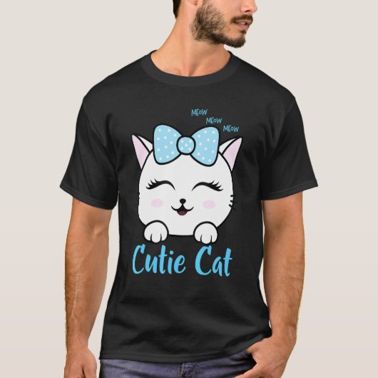 Schattige Kat Kat T-shirt (Voorkant)