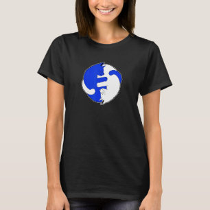 Schattige Kat Katten Ying Yang Yin Yang 11 T-shirt
