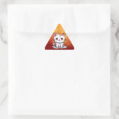 Schattige Kat Kawaii Stijl Clipart Sticker (Tas)