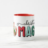 Schattige kat kerst magie mok (Midden)