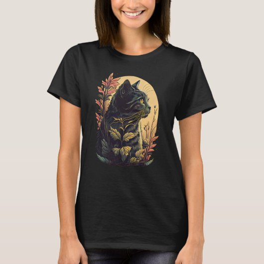 Schattige Kat Kitty Kitten T-shirt (Voorkant)