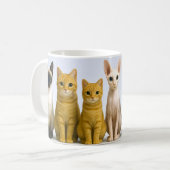 Schattige Kat Koffiemok (Voorkant links)