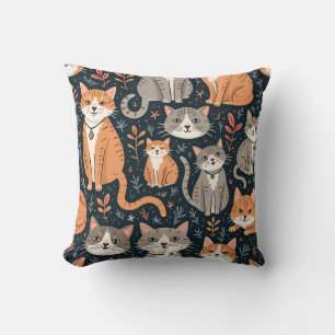 schattige kat kussen