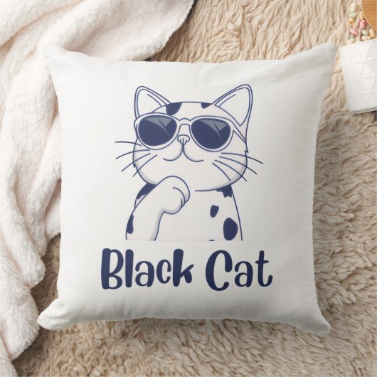SCHATTIGE KAT KUSSEN (Deken)