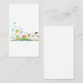 Schattige Kat leest een boek Visitekaartje (Voorkant / Achterkant)
