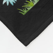 Schattige Kat lezen in de tuin fleece deken (Hoek)