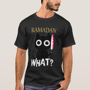 Schattige kat liefhebber Verward Ramadan Katten Va T-shirt