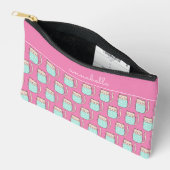 Schattige kat meisjes roze  etui (Open)