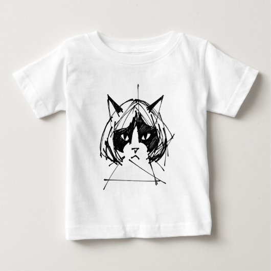 Schattige kat met pruik (stijl 3) Fijne Kunst (Voorkant)