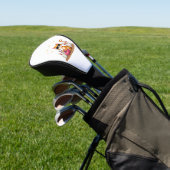 Schattige Kat Met Zonnebril Kat Speelt Bowling Voo Golfheadcover (Insitu)