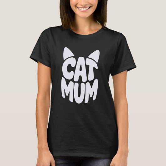 Schattige kat moeder grappig t-shirt (Voorkant)