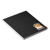 Schattige kat ontspannen in de zon - zomerhuisdier notitieblok (Schuin)