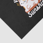 Schattige kat ontspannen in de zon - zomerhuisdier tissuepapier (Detail)