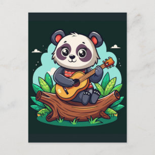 Schattige Kat Panda Dier Vector Lieve Maanden Illu Feestdagenkaart