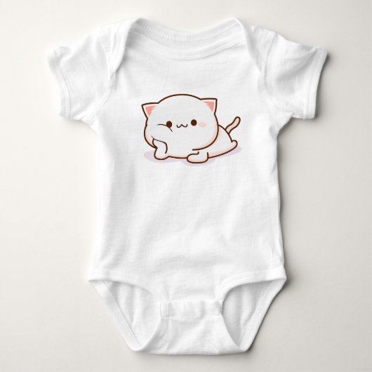 SCHATTIGE KAT PEUTER T-SHIRT (Voorkant)