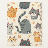 schattige kat planner (Achterkant)