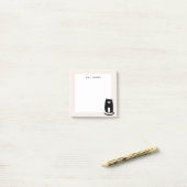 Schattige Kat Post-it® Notes (Op bureau)