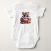 schattige kat romper (Achterkant)