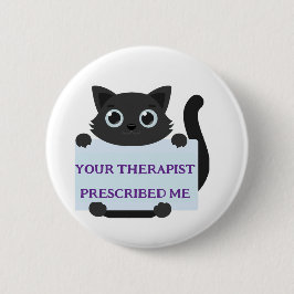 Schattige kat ronde button 5,7 cm