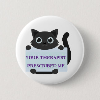 Schattige kat  ronde button 5,7 cm