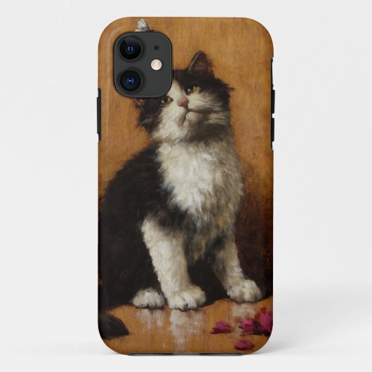 Schattige kat schilderij Case-Mate iPhone case (Achterkant)