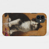 Schattige kat schilderij Case-Mate iPhone case (Achterkant (horizontaal))