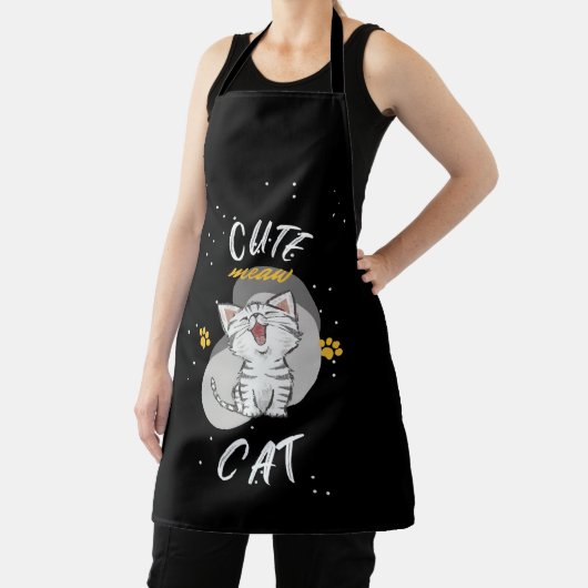 schattige kat schort (Insitu)