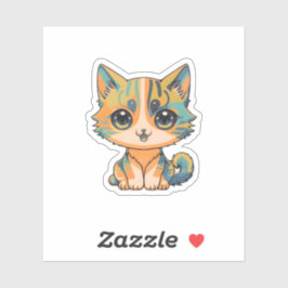 schattige kat sticker