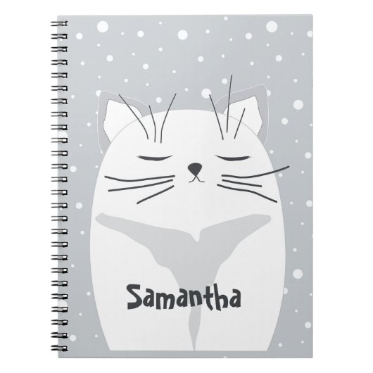 Schattige kat, symbool van 2023. notitieboek (Voorkant)