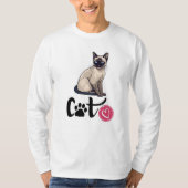 schattige kat t-shirt (Voorkant)